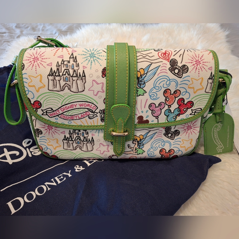Disney Dooney & Bourke Park Exclusive 10th Anniversary Sketch Bag